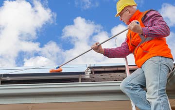 Old Blair soft wash roof cleaning